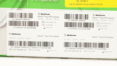 Medtronic PCP 040 080 130 Pacific Plus PTA Cath. 4.0mm x 80mm x 130cm (x)